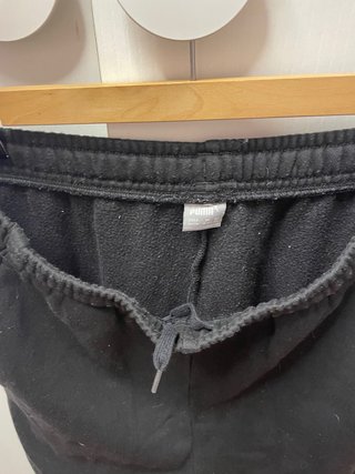 Conjunto Puma: Sudadera rosa M y pantalón negro S