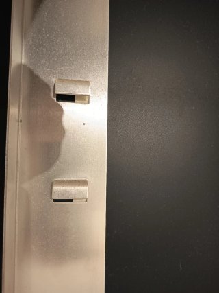 Espejo de baño con focos.