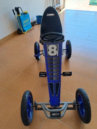 Kart a pedales azul