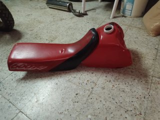 Depósito y asiento Honda XR600