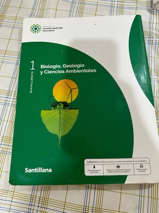 Biología, Geología y Ciencias Ambientales 1 Bac...
