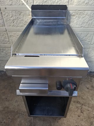 Fry top acero Bertos 900 rectificado