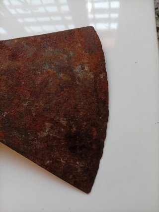 Hacha Antigua Bellota Vizcaína 8130 Hierro Forjado