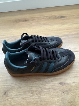 Adidas Samba OG Negras y Turquesa