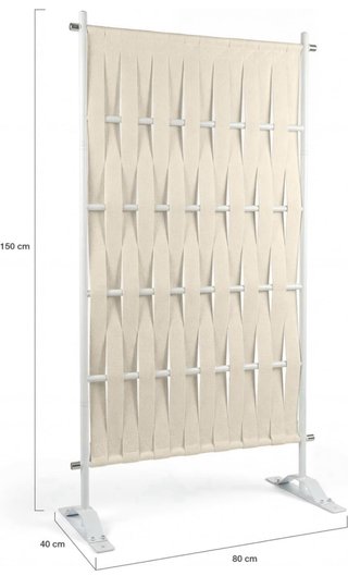 Biombo decorativo exterior blanco NUEVO