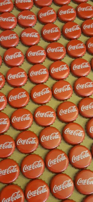 100 Chapas Coca Cola original