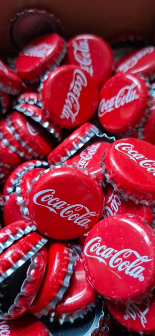 100 Chapas Coca Cola original
