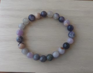 Pulsera artesanal piedras naturales de 8mm