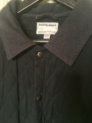 Chaqueta Acolchada American Apparel Estilo Barbour