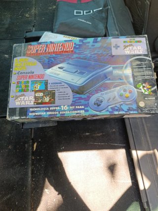 Es solo la caja  Super Nintendo Pack Mario world