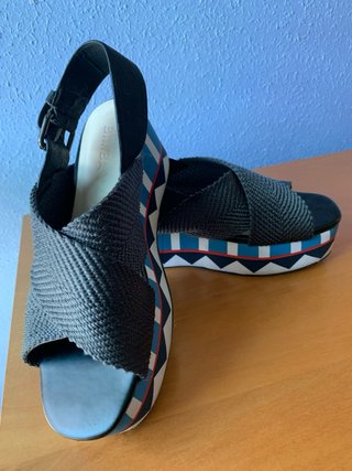Sandalias negras de plataforma 39 de Bimba y Lola