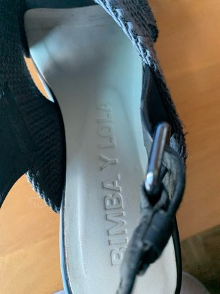 Sandalias negras de plataforma 39 de Bimba y Lola