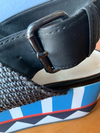 Sandalias negras de plataforma 39 de Bimba y Lola
