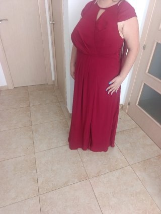 Vestido elegante rojo