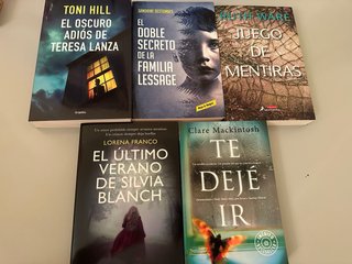 Lote libros novela negra