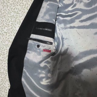 Traje de hombre negro talla 48