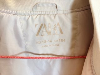 Chaqueta Zara Beige Talla M