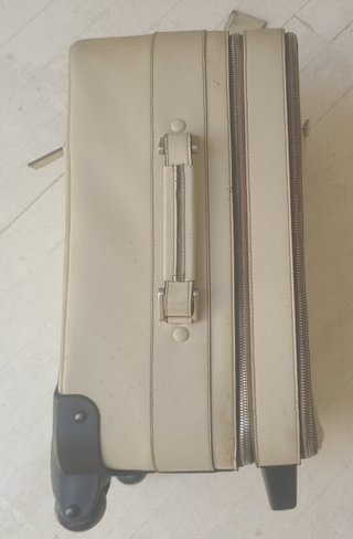 Trolley Prada vintage pelle Saffiano beige