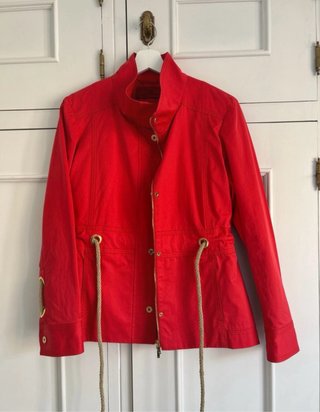 Conjunto Carolina Herrera Chaqueta y Falda Rojo