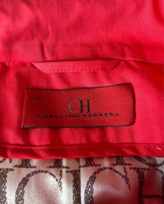 Conjunto Carolina Herrera Chaqueta y Falda Rojo