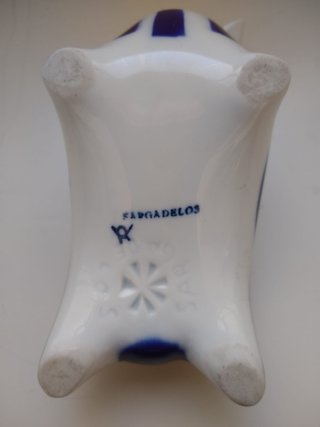 Cenicero Toro Sargadelos Azul y Blanco