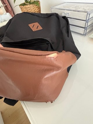 Mochila Herschel Negra y Marrón