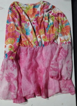 Disfraz Hippy Diva niña Talla M (120-130cm)