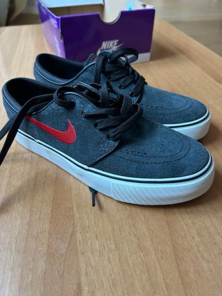 Nike Sb Janoski (Gs) Nero/Rosso Taglia 38