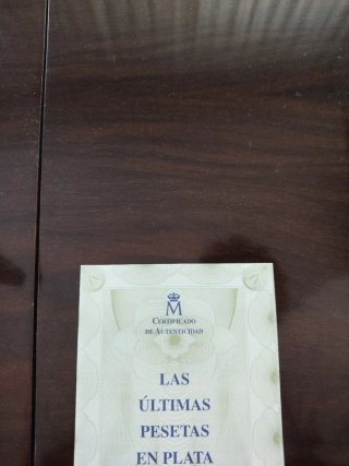 Últimas pesetas en plata