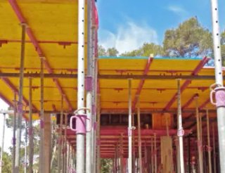 Andamios metálicos para construcción