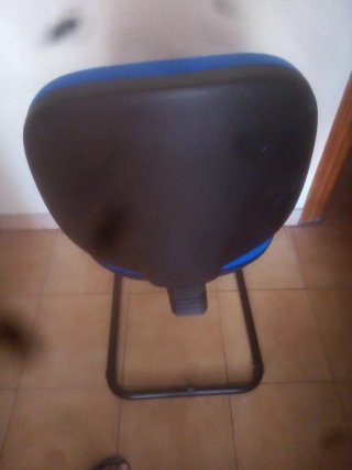 Silla de escritorio azul