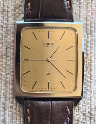 Seiko Dolce Tank 5931 5280 Titanium Nitride 1980