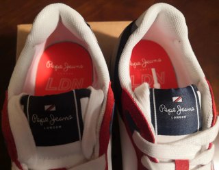 Zapatillas Pepe Jeans Rojas y Blancas a estrenar
