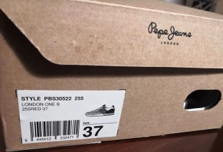 Zapatillas Pepe Jeans Rojas y Blancas a estrenar