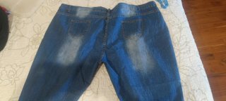 Pantalones vaqueros con mariposas de cintura 150cm
