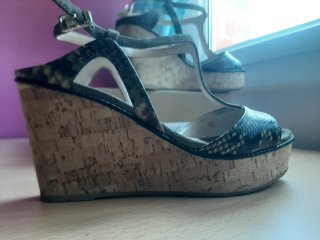 Sandalias Unisa Talla 39 Gris Multicolor