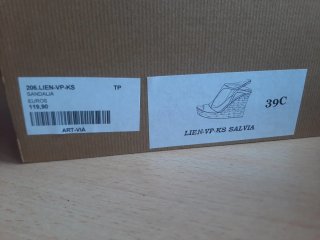 Sandalias Unisa Talla 39 Gris Multicolor