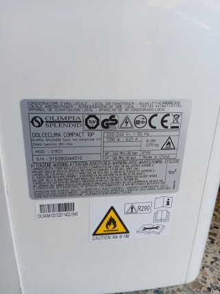 Aire Acondicionado Portátil Blancq sin tubo de sal