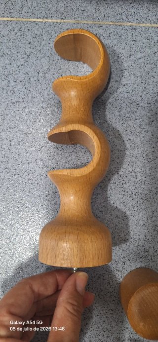 Barras de cortina de madera