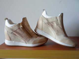 Geox Nydame Scarpe Beige/Oro Tg 41