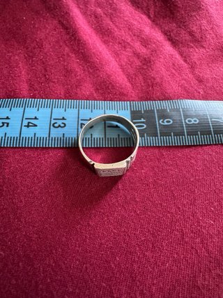 Anillo Plata Antiguo Hecho a Mano
