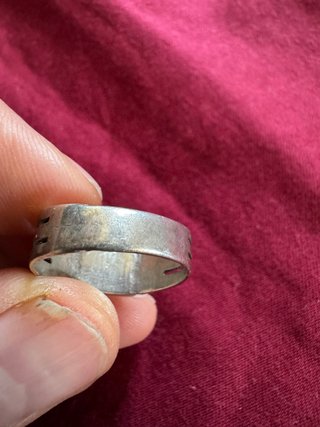 Anillo Plata Antiguo Hecho a Mano