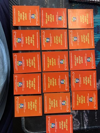Lote de 16 cartas coleccion on line Mundial 2026