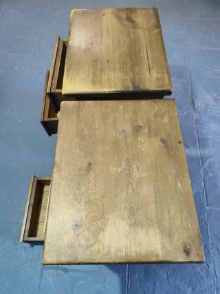 Mesitas de noche de madera (2 unidades)