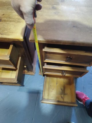 Mesitas de noche de madera (2 unidades)