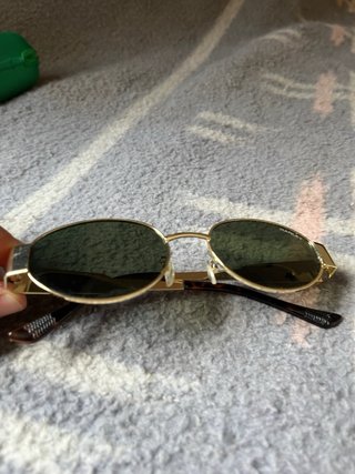 Gafas de sol Hanley doradas y marrones