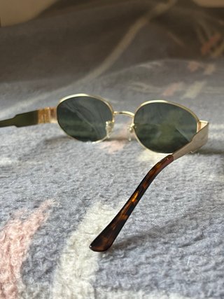 Gafas de sol Hanley doradas y marrones
