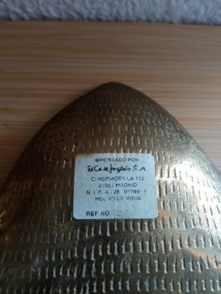 Vaciabolsillos Bronce Vintage Flores
