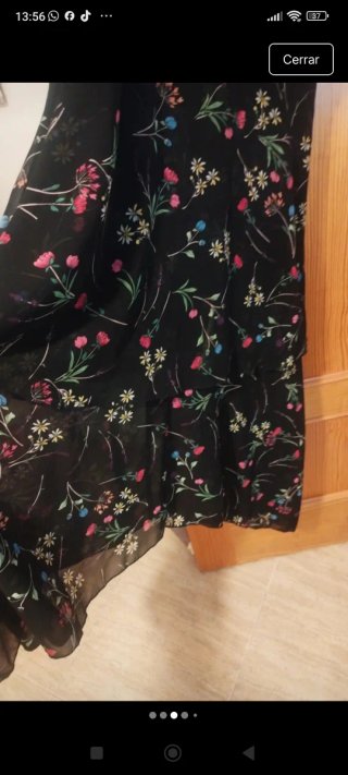 Vestido tirantes estampado floral