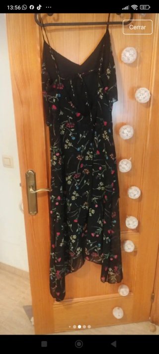 Vestido tirantes estampado floral
